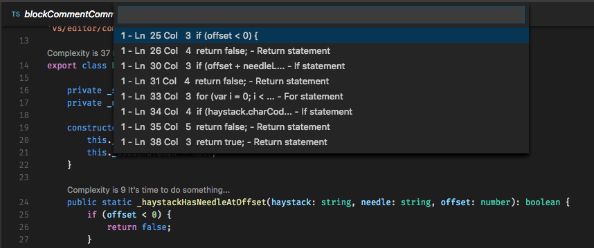 code metrics