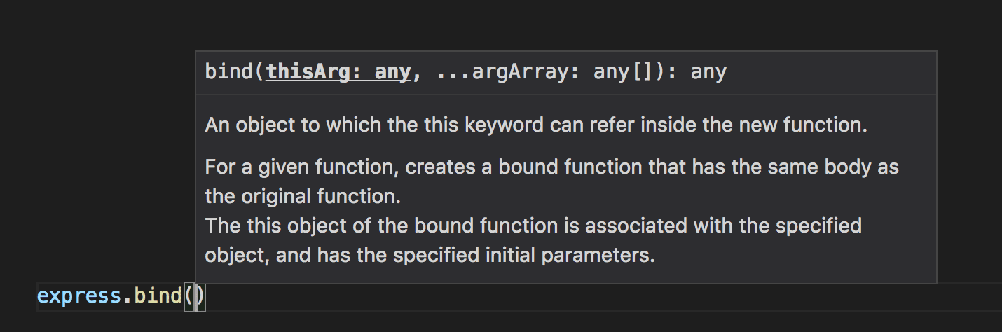 parameter info